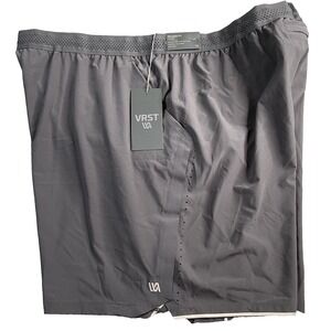 VRST Running Shorts Charcoal Gray 7" Inseam Mesh Lined Stretch Men's‎ XXL NWT